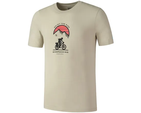 T-shirt manches courtes Homme YAMA BIKEPACKING Olive