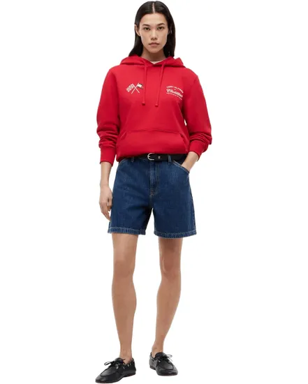 Sweat à capuche Unisexe TH X CF1 VARSITY GRA