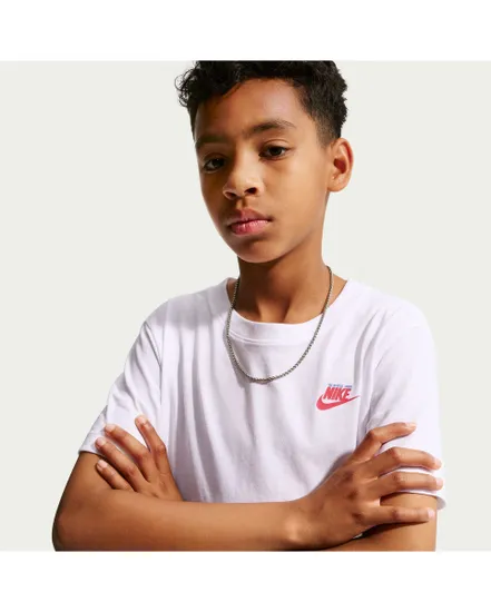 T-shirt Garçon K NSW TEE BREAD Blanc