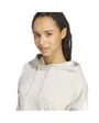 Sweat à capuche Femme W 3S FT CRO HD Beige
