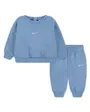 Ensemble de survetement Bébé NKN ESSENTIAL FLEECE CREW SET Bleu