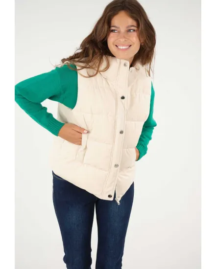 Doudoune sans manches Femme RAYIA JK W Beige