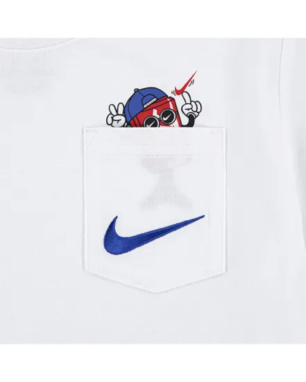 T-shirt Jeune enfant NKB PEACE BOXY SS TEE Blanc