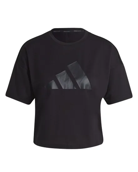 Tee shirt Femme W I 3 BAR TEE 2 Noir