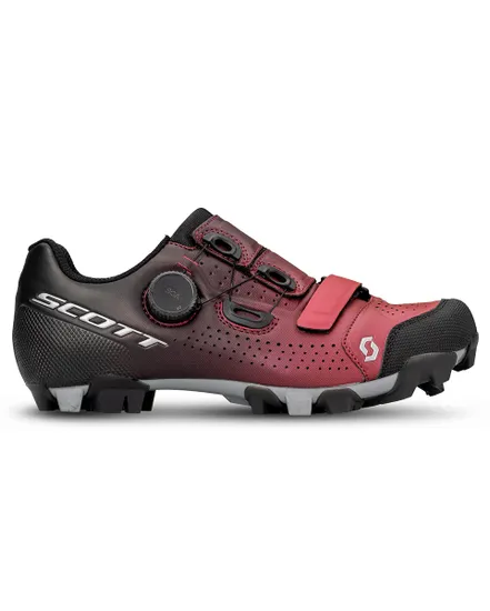 Chaussures VTT Femme MTB TEAM BOA® Noir/Rouge