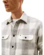 Surchemise Homme FLANNEL CHECK SHIRT JACKET Gris Chiné