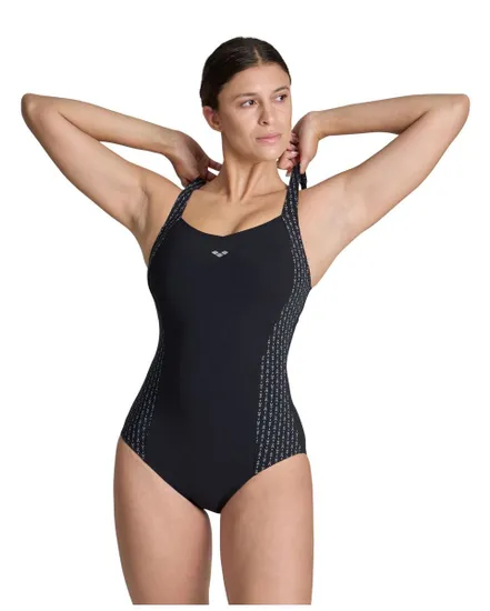 Maillot de natation Femme WOMEN S BODYLIFT LAURA SWIMSUIT WING BACK Noir