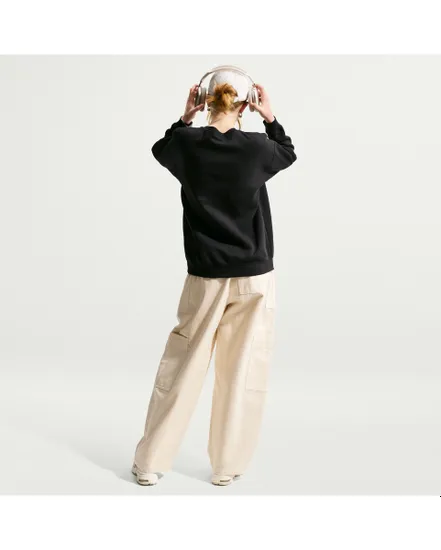 Sweat Enfant G NSW STDIO FLC OVRSZD CRW AOP Noir