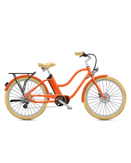 Vélo électrique urbain Unisexe IPOP 4 iPF400 DUO Orange Corail