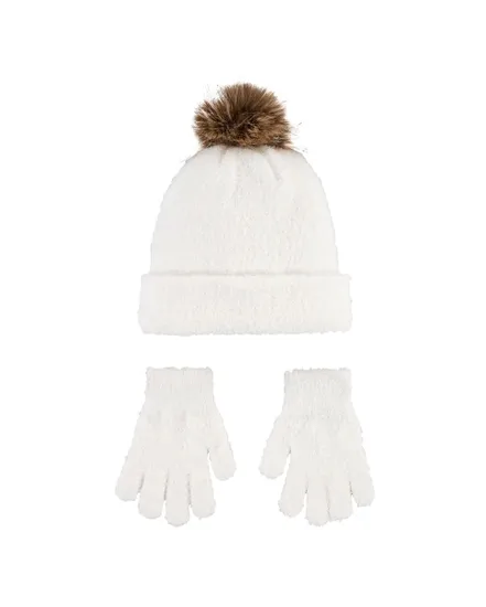 Coffret enfant Enfant plus âgé NAN PLUSH GIFTING PEAK BEANIE Blanc