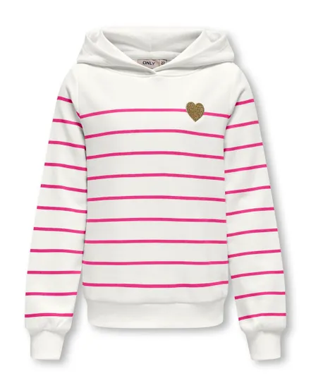 KOGADELLE L/S STRIPE HOOD CS SWT NOOS