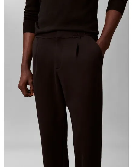 Pantalon Homme SLIM TAPERED KNIT PLEATED PANT Noir