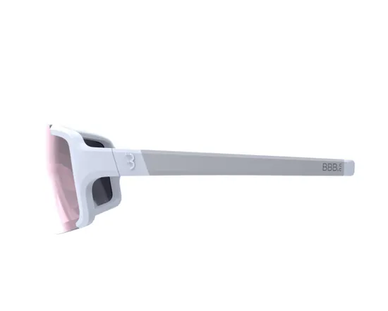 Lunettes Unisexe CHESTER NARROW Blanc/Rose Flash Miroir
