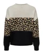 Pull Femme ONLJADE ANIMAL LS O-NECK KNT NOOS