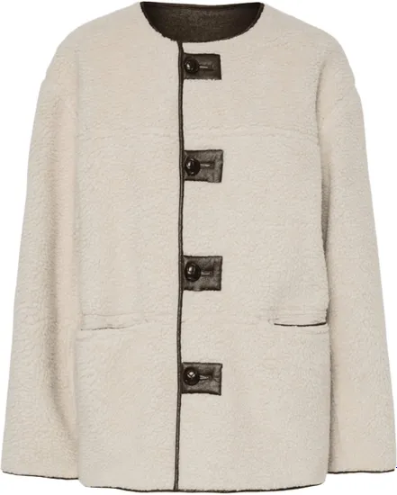 Veste Femme Réversible Teddy Similicuir