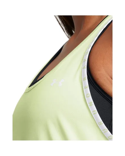 Débardeur Femme UA Knockout Tank Vert