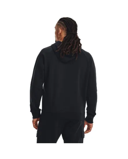 Sweat à capuche Homme UA RIVAL FLEECE HOODIE Noir