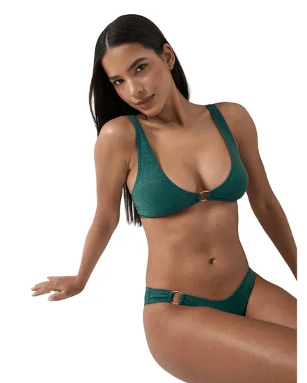 Haut De Bikini Femme PCLAOMI Lurex Ring Top