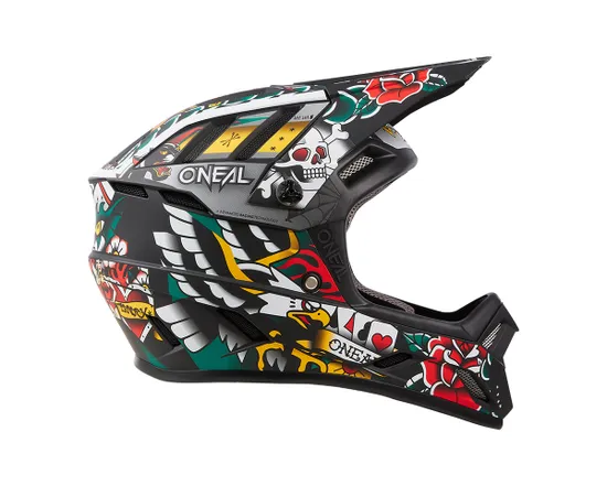 Casque intégral Unisexe BACKFLIP INKED Noir/Multi