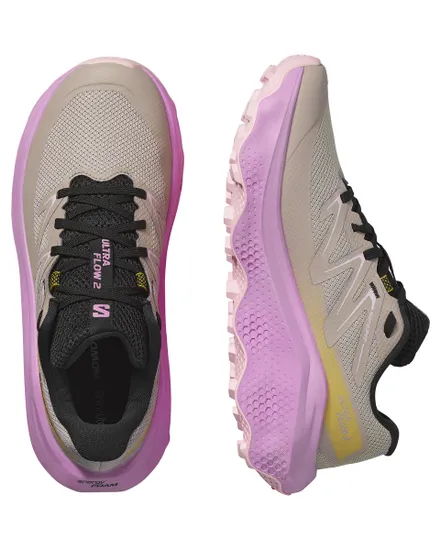 Chaussures de trail Femme SHOES ULTRA FLOW 2 W Beige