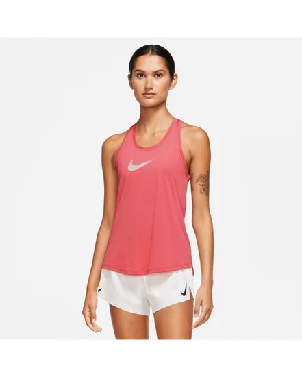 Debardeur Femme W NK ONE DF SWSH HBR TANK Rose