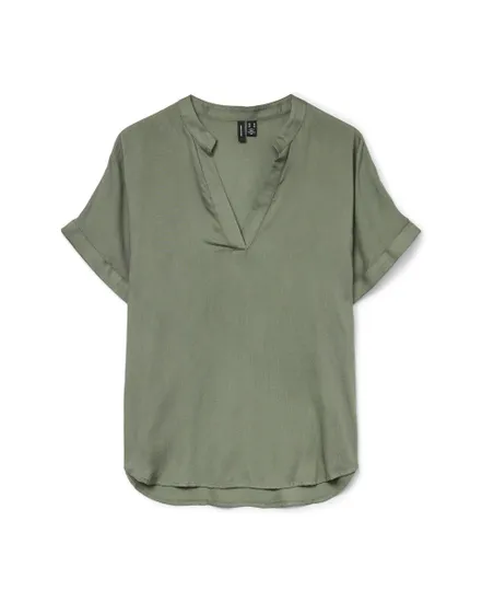 Top Femme VMBEAUTY Manches Courtes Tissé Noos