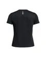 T-Shirt MC Femme UA LAUNCH SHORTSLEEVE Noir