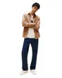 Chemise Homme REG FLANNEL SHIRT EXT Marron