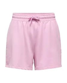 Short Femme ONPFREI LIFE EMBR HW SWEAT SHORTS Rose