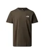 T-shirt Homme M SS SIMPLE DOME TEE Marron