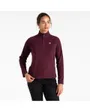 Polaire col zip Femme FREEFORMIIFLEECE Bordeaux
