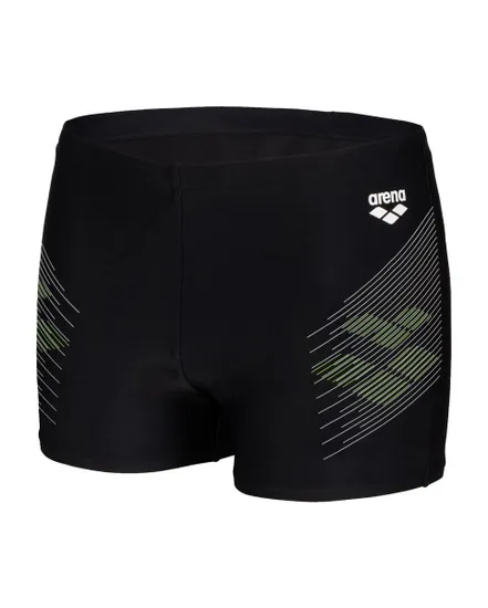 Short de bain Homme MEN S SWIM SHORT GRAPHIC Noir