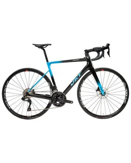 Vélo de route Unisexe ATHOM DISC 105 2X12V Noir/Bleu