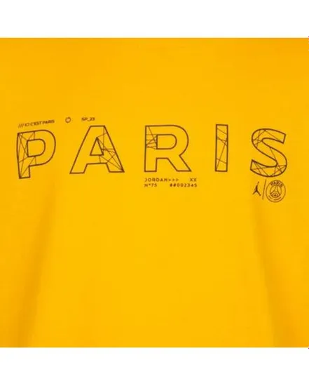 T-shirt manches courtes Enfant PARIS SP23 TEE Jaune