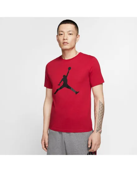 T-Shirt de Basketball homme M J JUMPMAN SS CREW Rouge