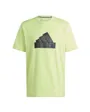 T-shirt manches courtes Homme M FI BOS T Jaune