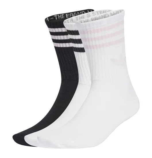 Lot de 3 paires de chaussettes 3S CREW S 3P Blanc