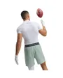 T-shirt Homme UA HG ARMOUR COMP MOCK SS Blanc
