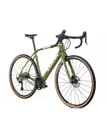 Vélo Gravel Unisexe 765 GRAVEL GRX 2X12 Vert Mat