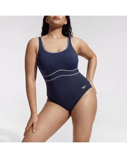 Maillot de bain Femme SOLID CONTOUR ECLIPSE 1P NAV/PUR Bleu