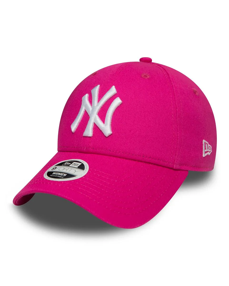 casquette femme NY grise rose - Casquette NY Woman Tech Jersey gray pink  par New Era : Headict