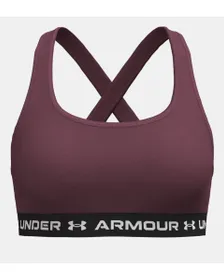 Brassière Femme CROSSBACK MID BRA Bordeaux