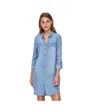 Robe Femme VMSIGGA LS Short Dress Lt Bl Ga Noo