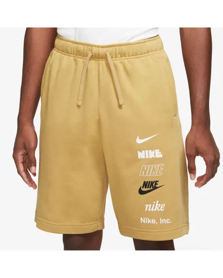 Short Homme M NK CLUB+ FT SHORT MLOGO Jaune
