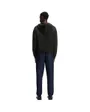 Sweat zippé à capuche Homme DAPOZIP Noir