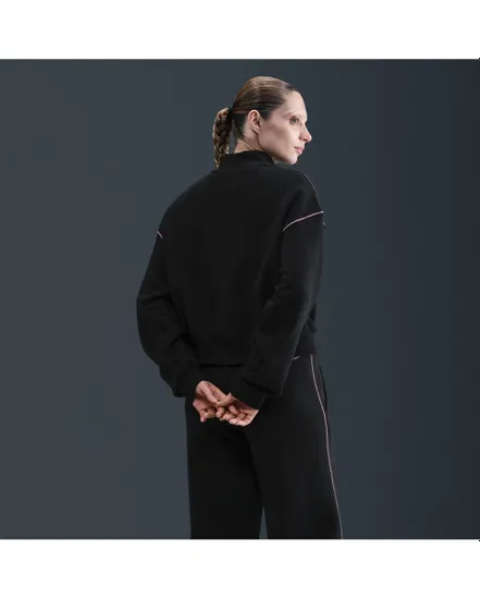 Sweat Femme W NSW PHNX FLC MOCK NECK PE Noir