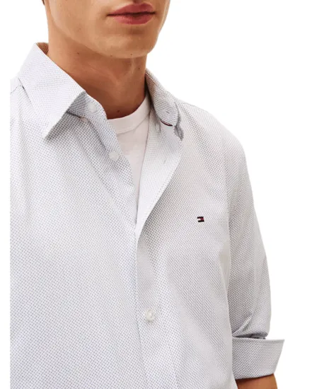 Chemise Homme PERFORMANCE PRINT RF Blanc à pois