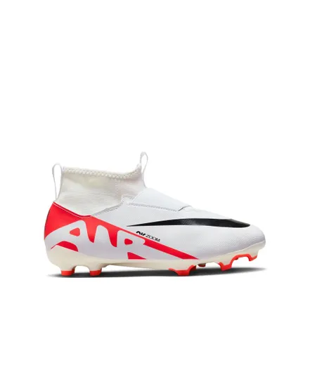 Crampons de football Enfant JR ZOOM SUPERFLY 9 ACAD FG/MG Blanc