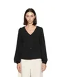 Chemisier Femme Vero Moda V-Neck Pleat Shirt