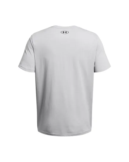 T-Shirt MC Homme UA COLORBLOCK WORDMARK SS Gris